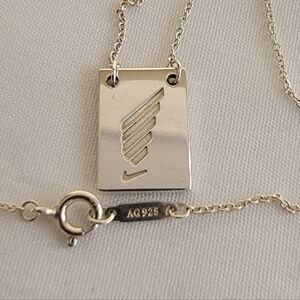 Tiffany & Co Sterling Silver Nike Necklace